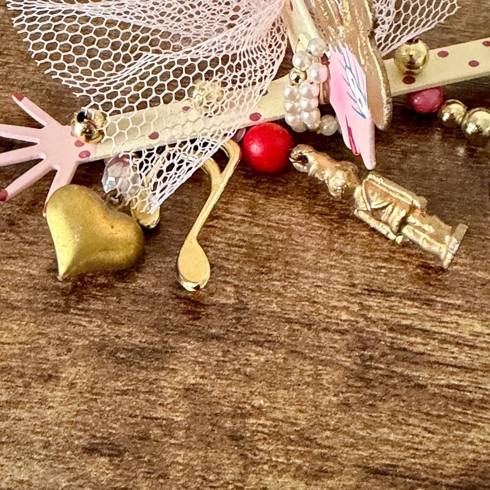 Karen Rossi Fanciful Flights Ballerina Ornament with charms - Picture 9 of 13